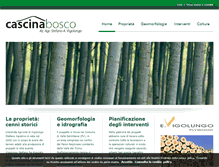 Tablet Screenshot of cascinabosco.com